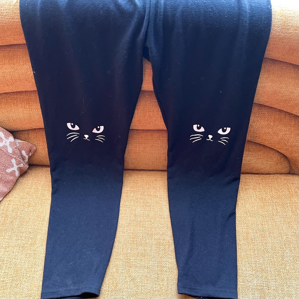 Vintage Kitty Face Leggings